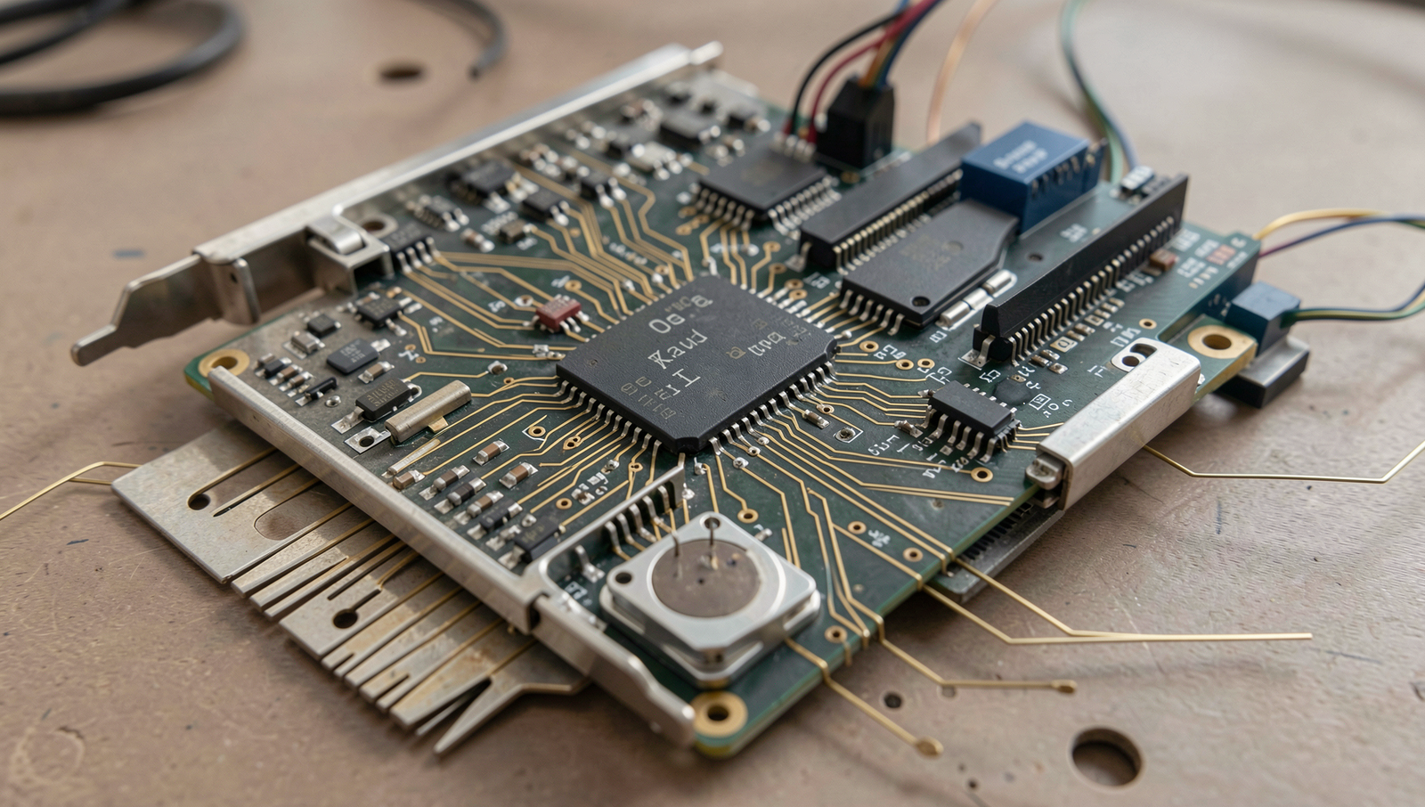 Detailed image of bare-metal programming showcasing computer functionality without an OS.