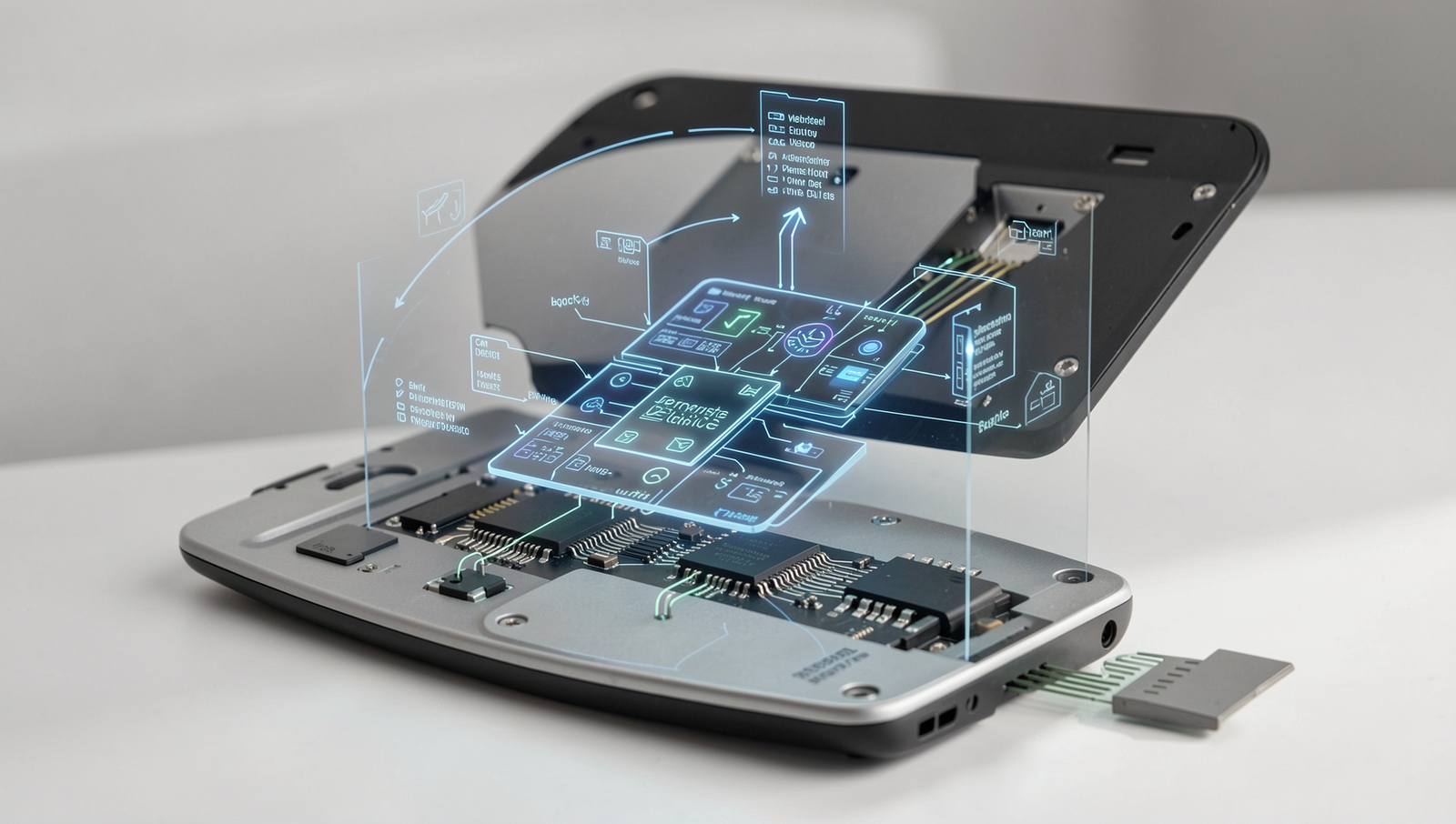 Detailed illustration of the device detection process in web technology.