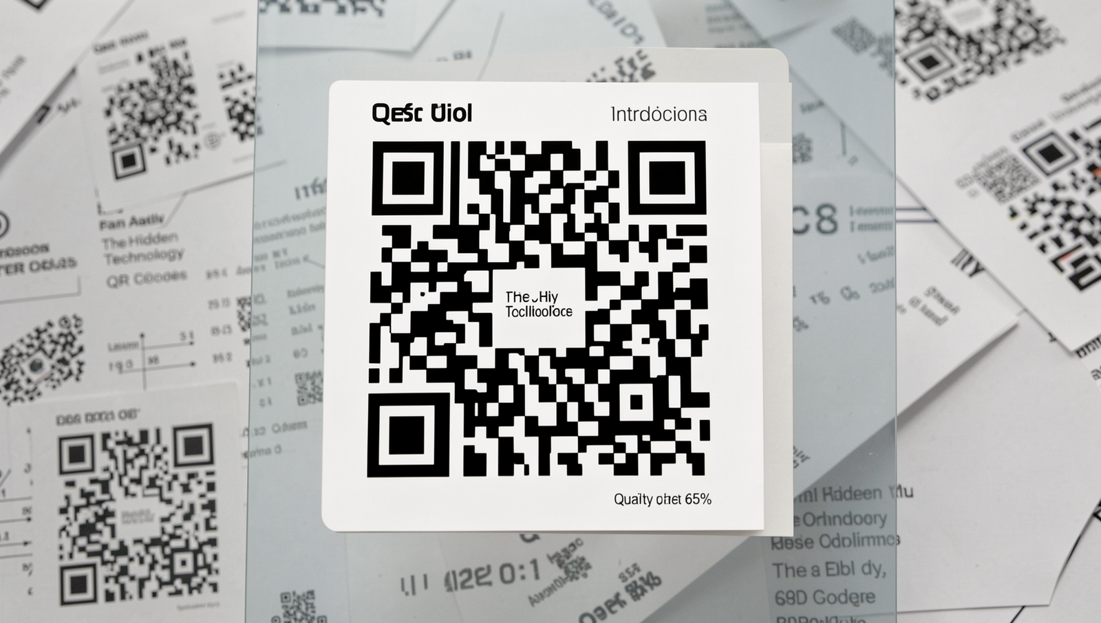 Various QR codes displayed in real-world applications and contexts.