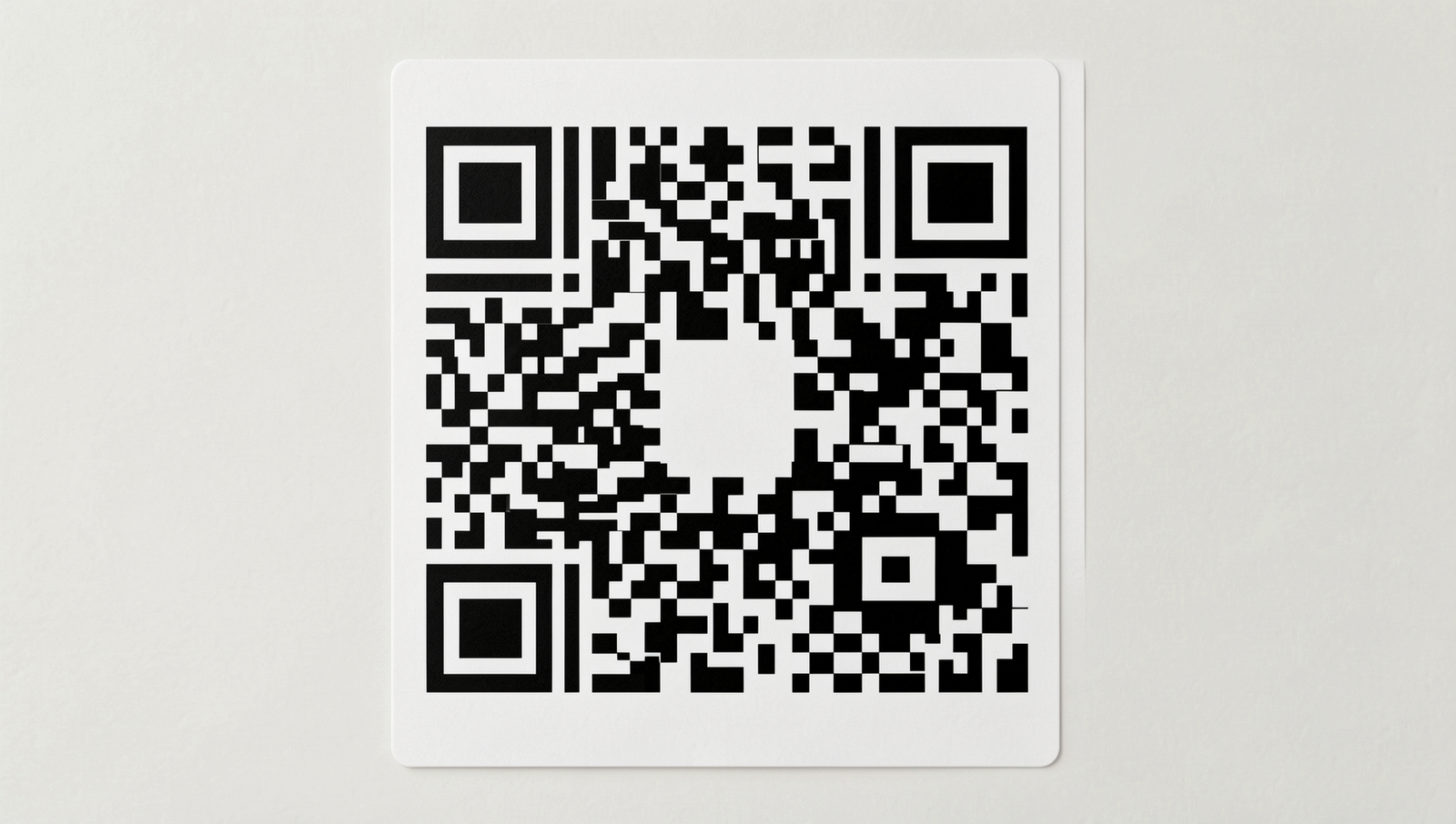 Detailed diagram illustrating the structure of a QR code with technical accuracy.