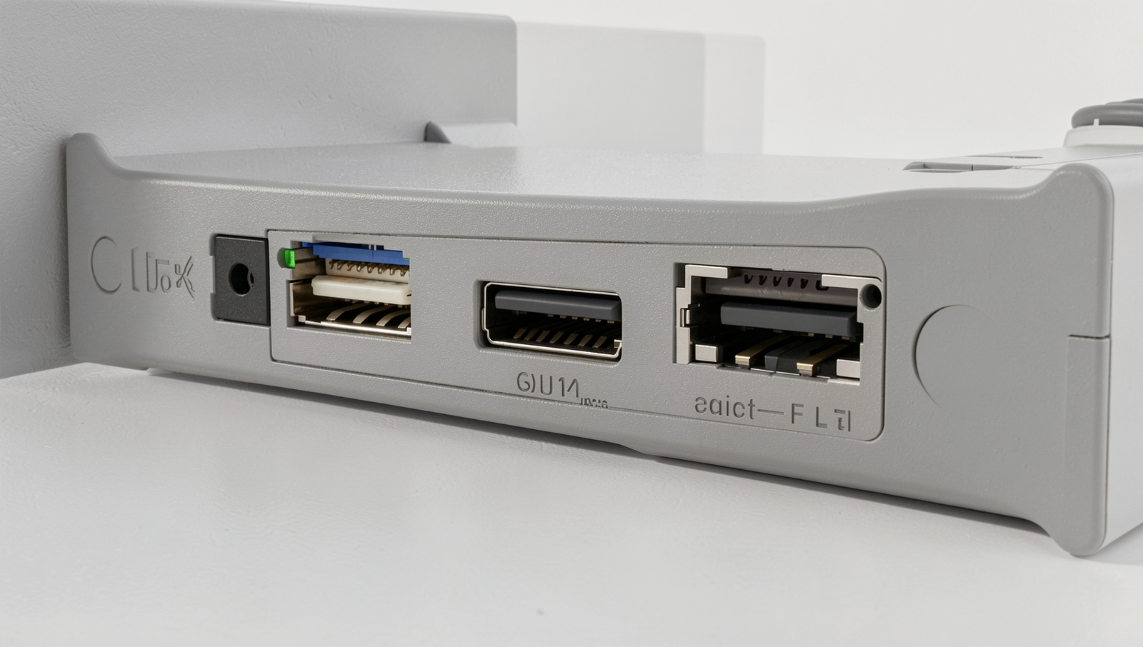 Detailed illustration of various USB ports and their uses in natural lighting.