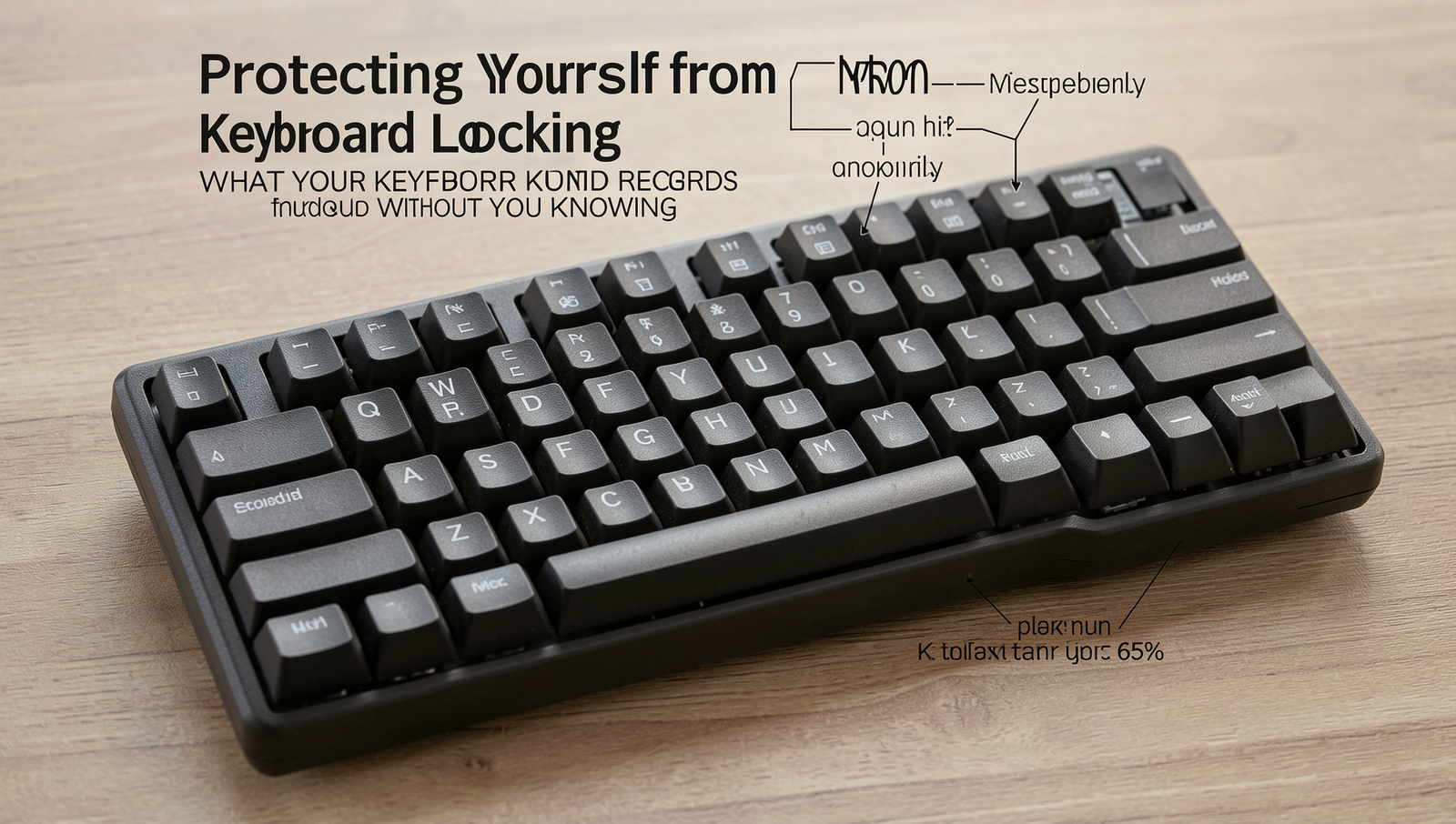 Infographic on keyboard security tips to prevent logging