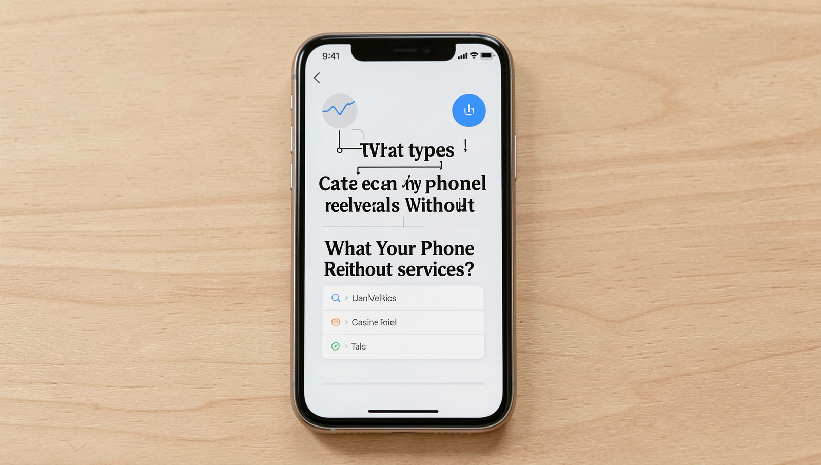 Diagram illustrating data types revealed by phones without location services.